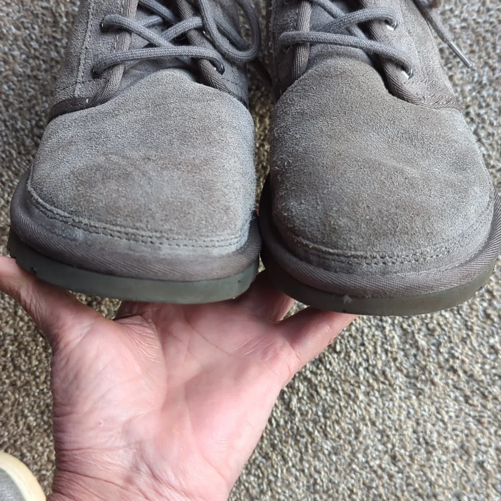 UGG Gray Suede Neumel Chukka Boots